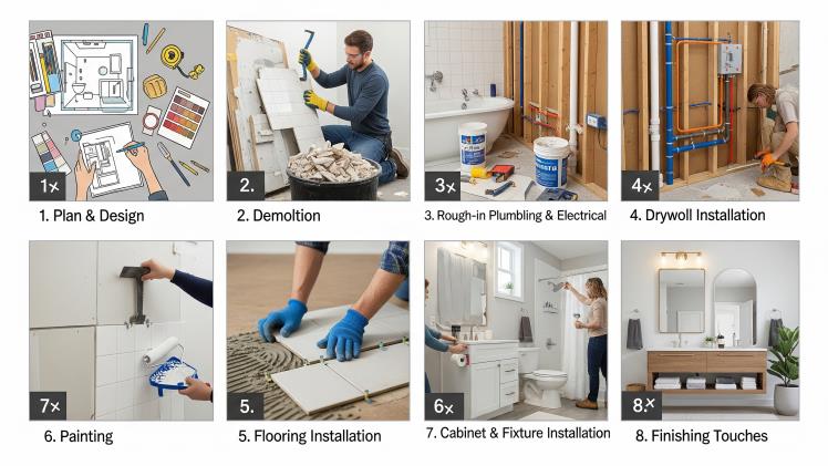 DIY Bathroom Remodel Step-by-Step Guide for a Successful Upgrade