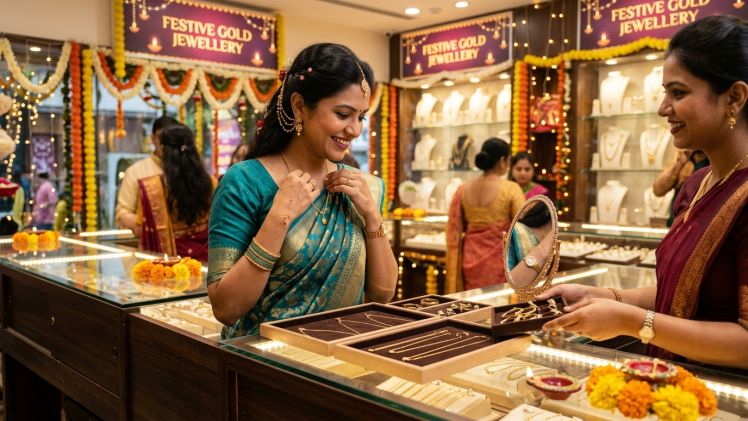 Everyday Gold Jewellery Shopping in the Festive Season: Know the Gold Rate Today, Making Charges & More